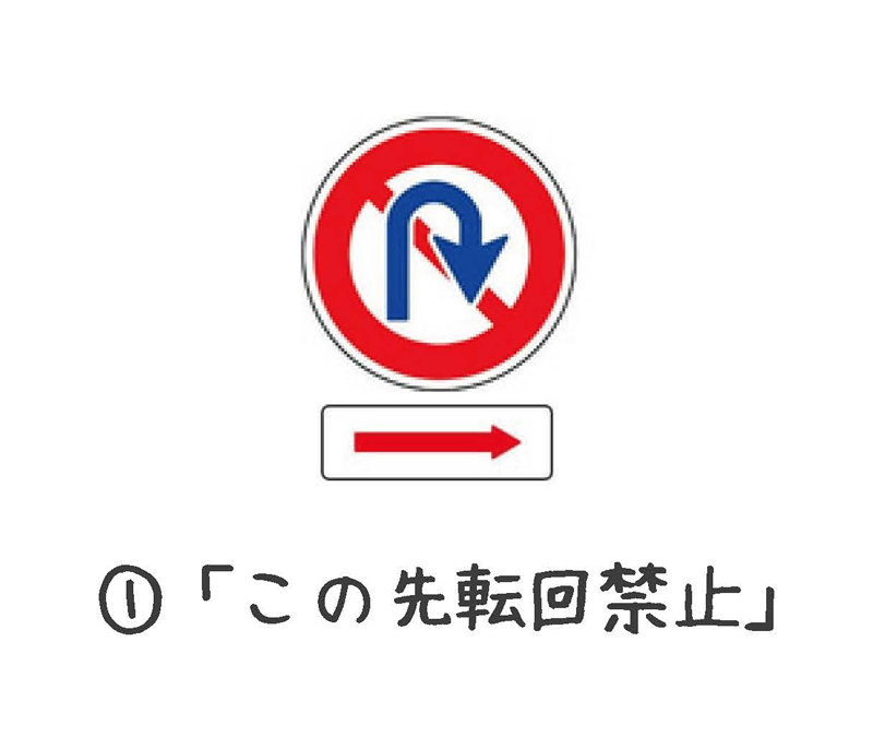 この先回転禁止