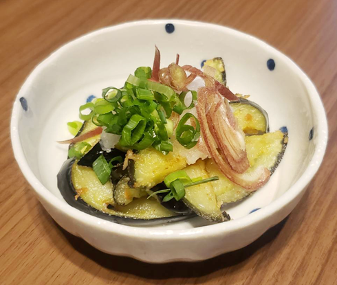 茄子の料理の写真
