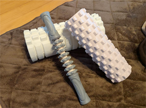 フォームローラーなどの写真